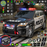 美国警察普拉多3D汽车(Police prado)图标