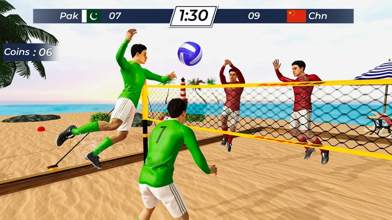 沙滩排球大作战游戏手机版截图1